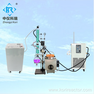 rotary evaporator with speed &temperature dual display